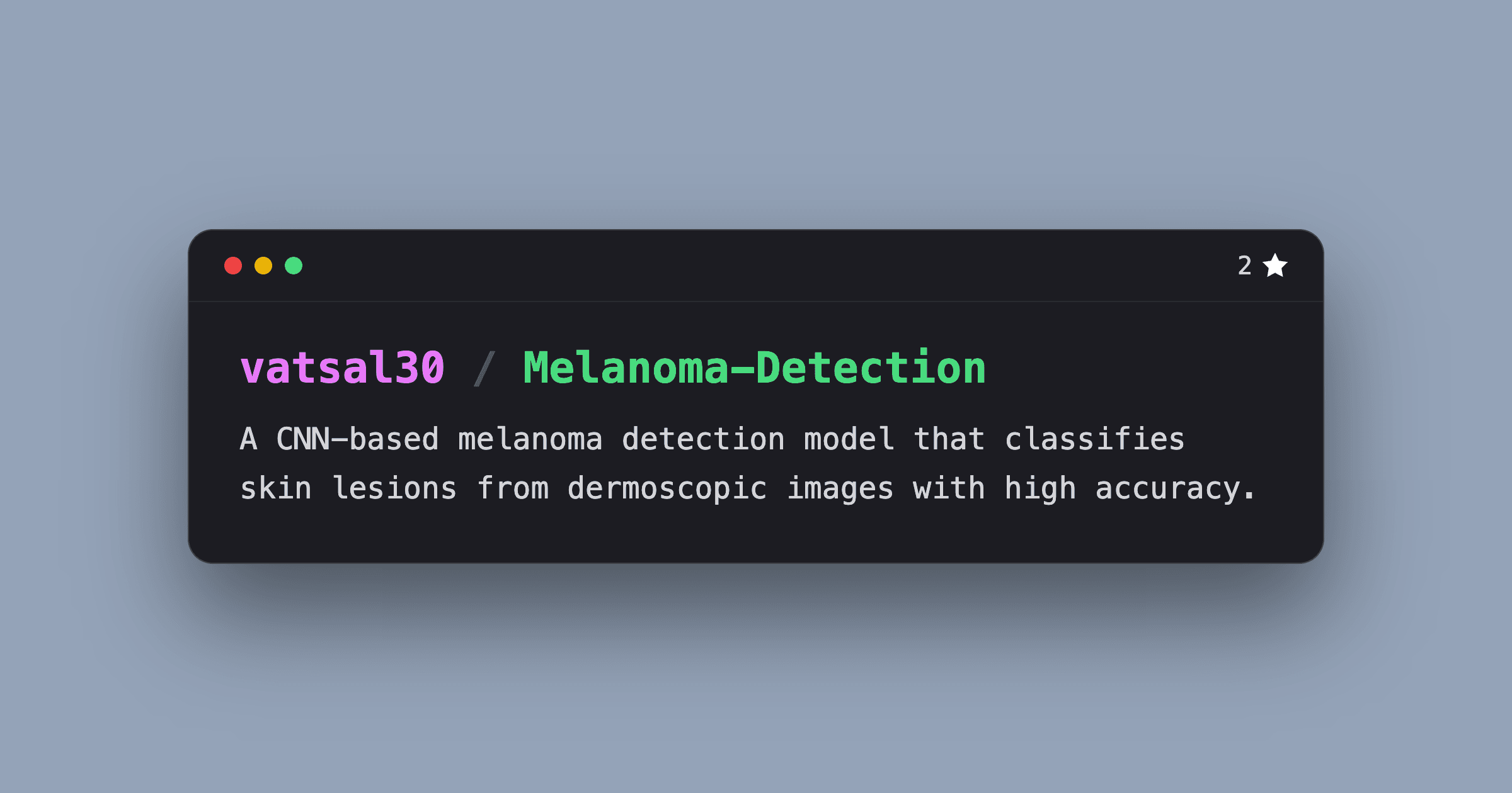 Melanoma Detection preview