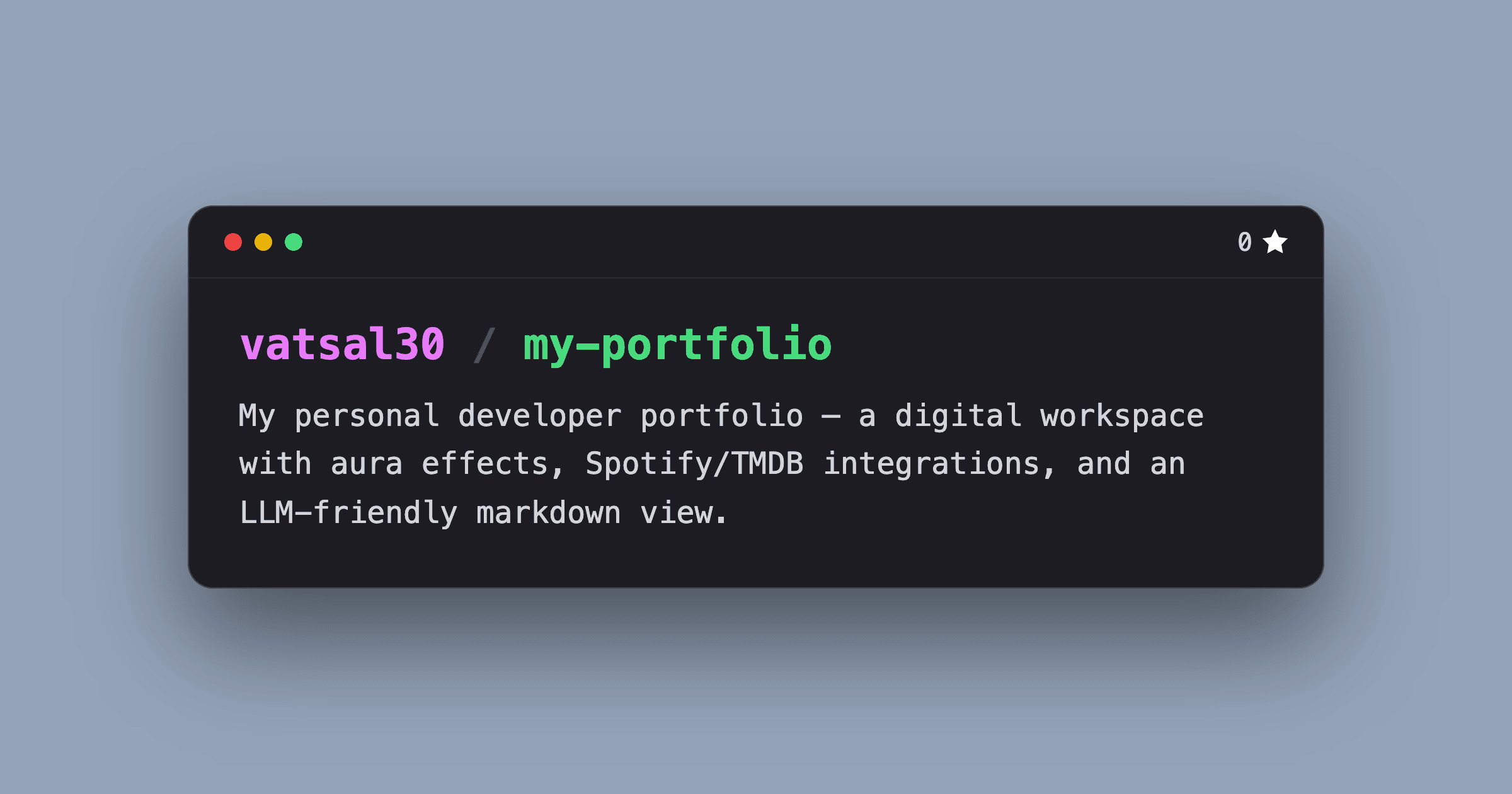 My Portfolio preview